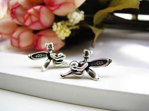 SBB網絡飾品商城 2012新款韓版飾品特價促銷，夸張復古天使耳釘3g驚艷登場