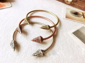 女人飾界 復古朋克個性手鐲，歐美時尚批發首選